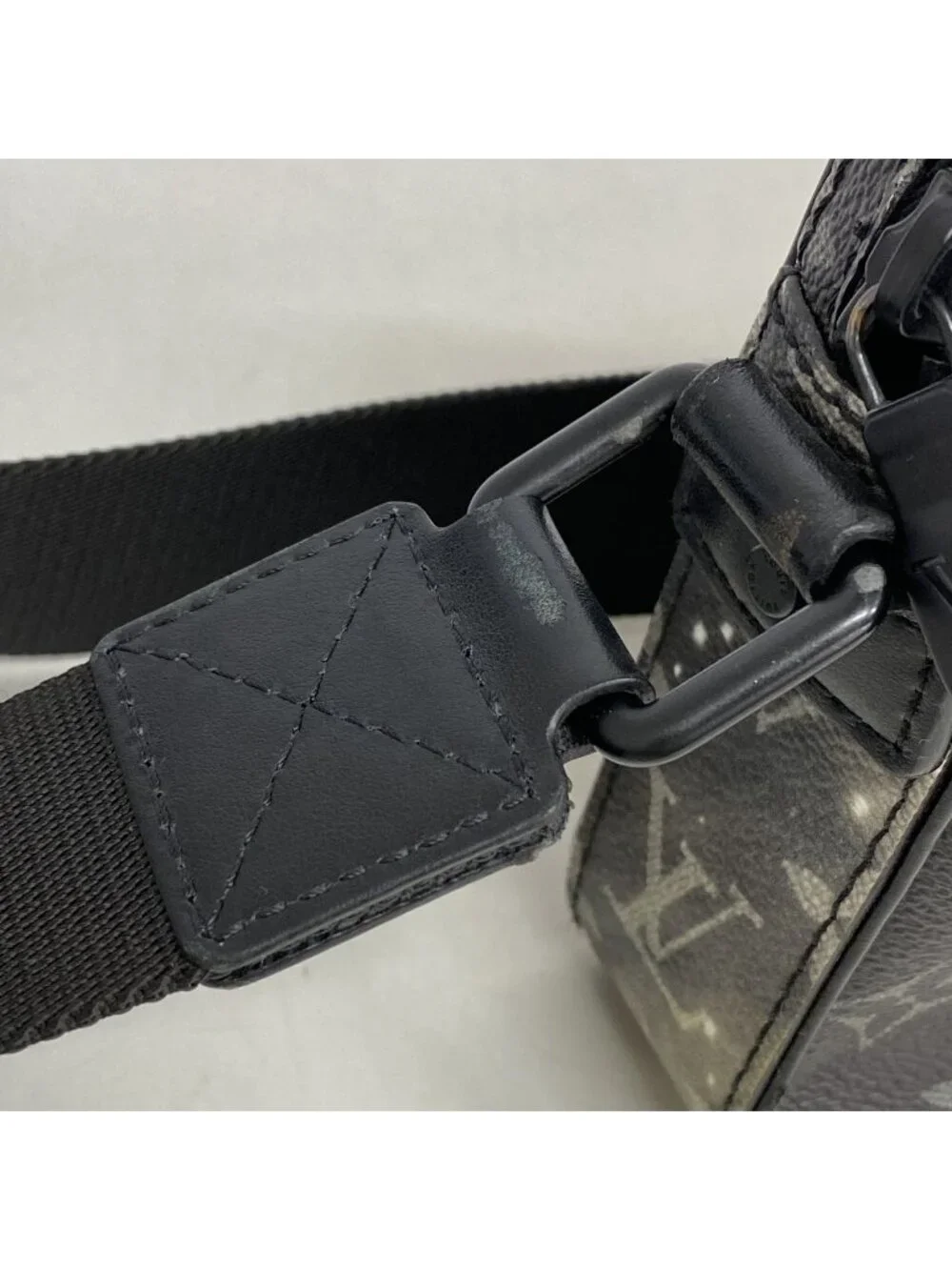 Louis Vuitton Shoulder Bag Monogram Galaxy Alpha Messenger Black